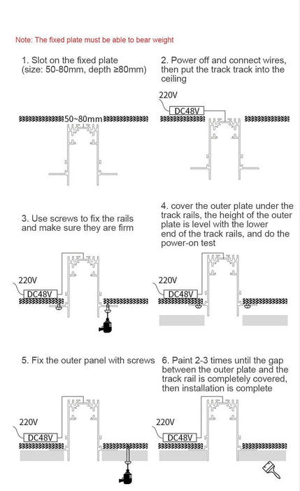 Magnetic Rail Ceiling System