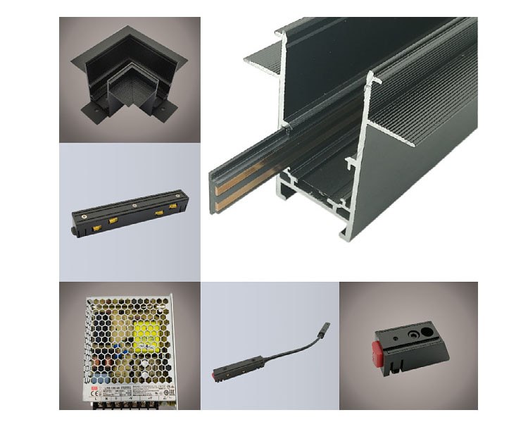 Magnetic Rail Ceiling System