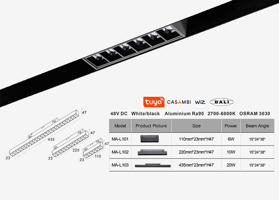 Magnetic Rail Ceiling System