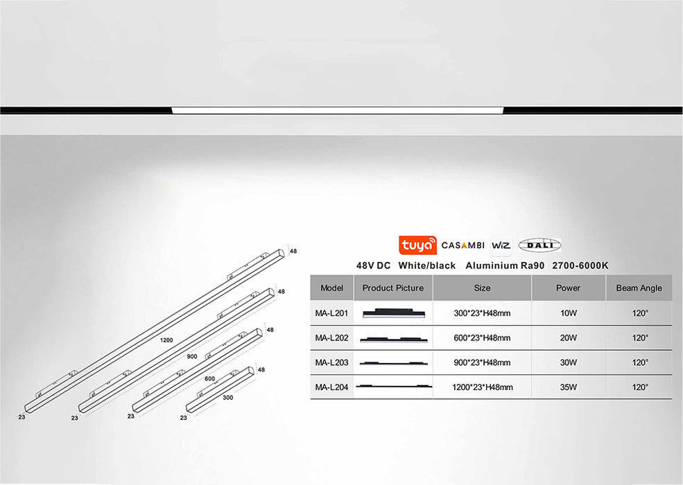 Magnetic Rail Ceiling System