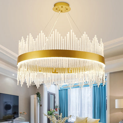 crystal glass rod