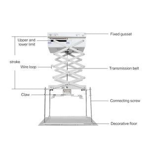 Projector electric bracket