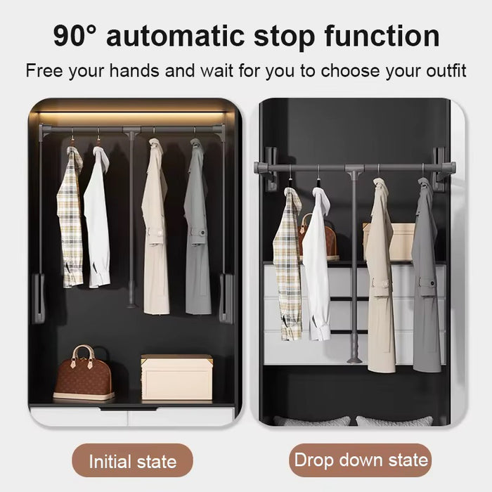 Wardrobe Lift Pull-Down Clothes Rail