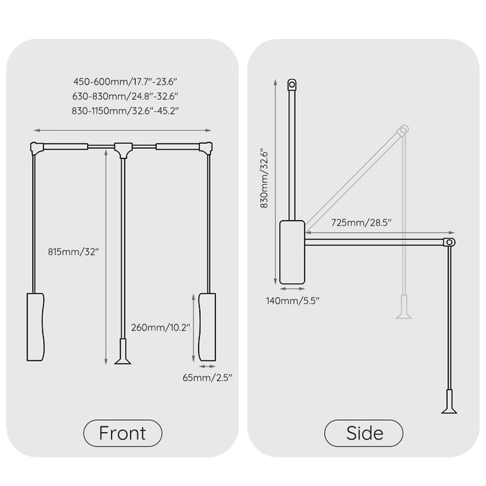 Wardrobe Lift Pull-Down Clothes Rail