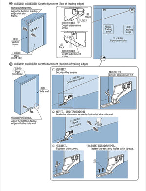 Internal Push Bus Door Slide Silent