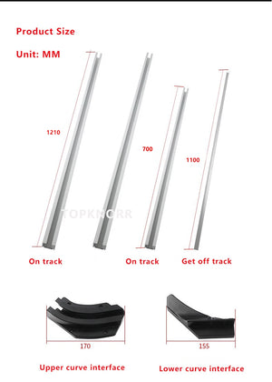 Internal Push Bus Door Track Sliding