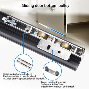 Two-way Buffer Trackless Ghost Door