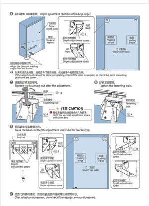 Internal Push Bus Door Slide Silent