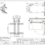 Motorized Ceiling Projector Bracket