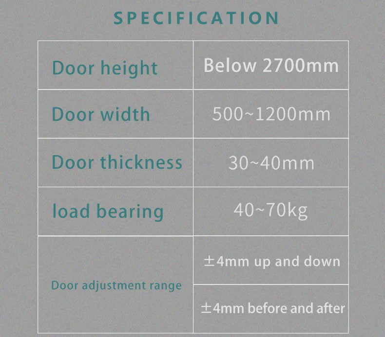 Internal Push Bus Door Slide Silent