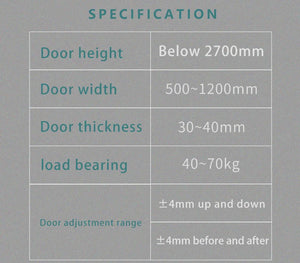 Internal Push Bus Door Slide Silent