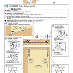 Internal Push Bus Door Track Sliding