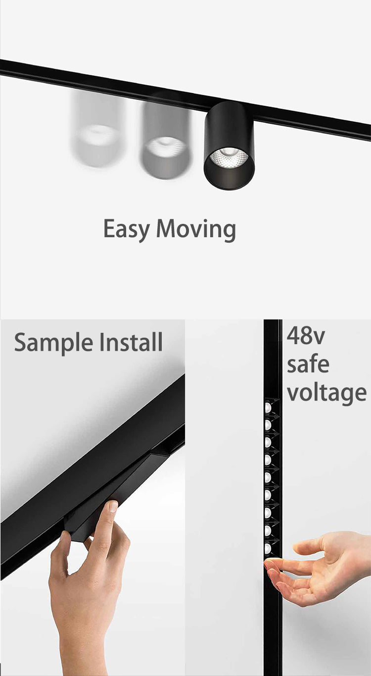 Magnatic Rails Magnetic Rail Ceiling System – MI╳ORY